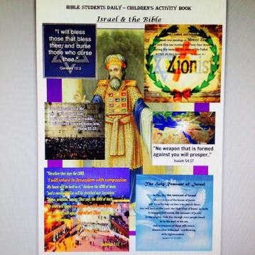 ISRAEL AND THE BIBLE ACTIVITY BOOK
